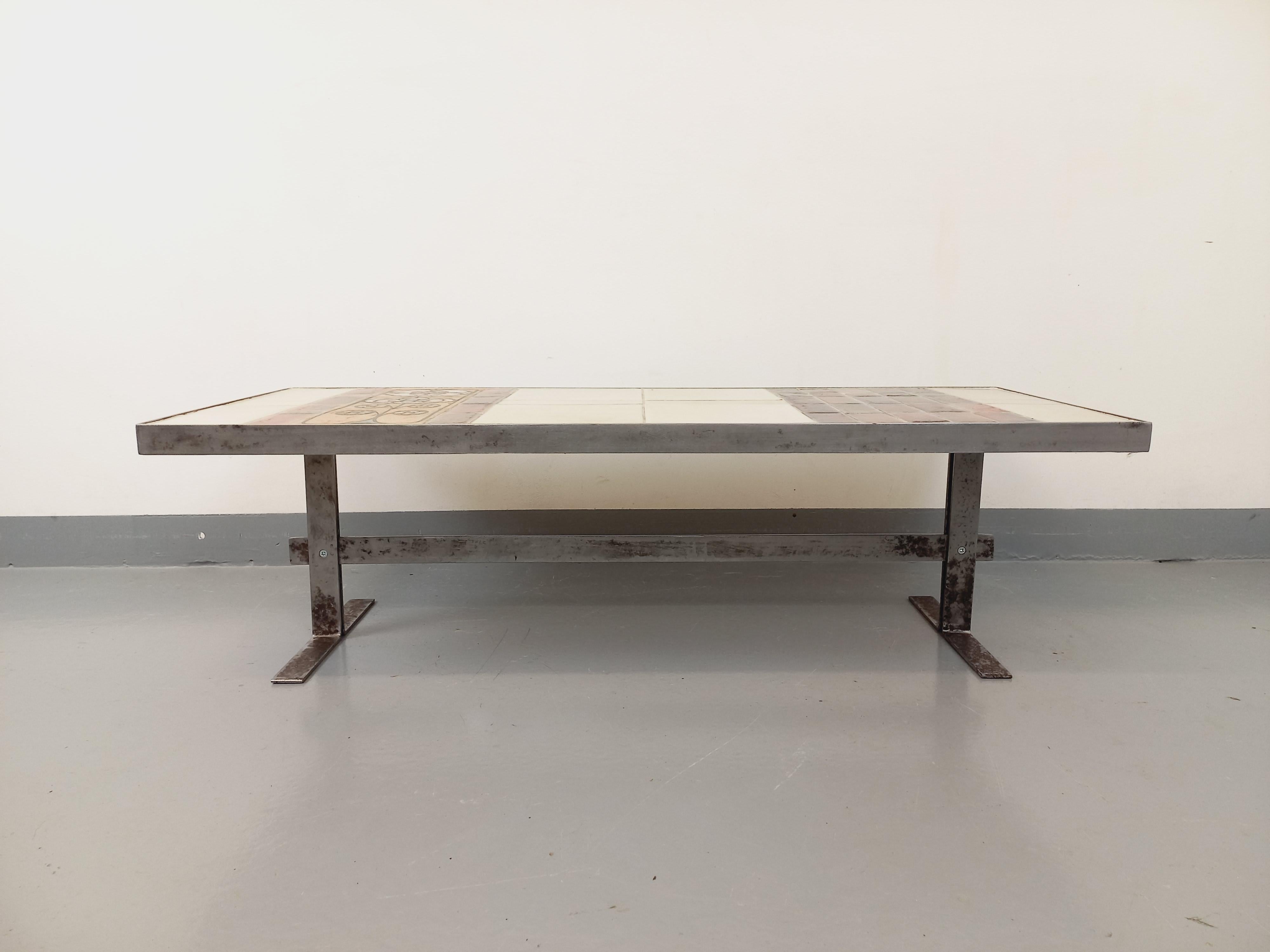 table plateau ceramique roche bobois