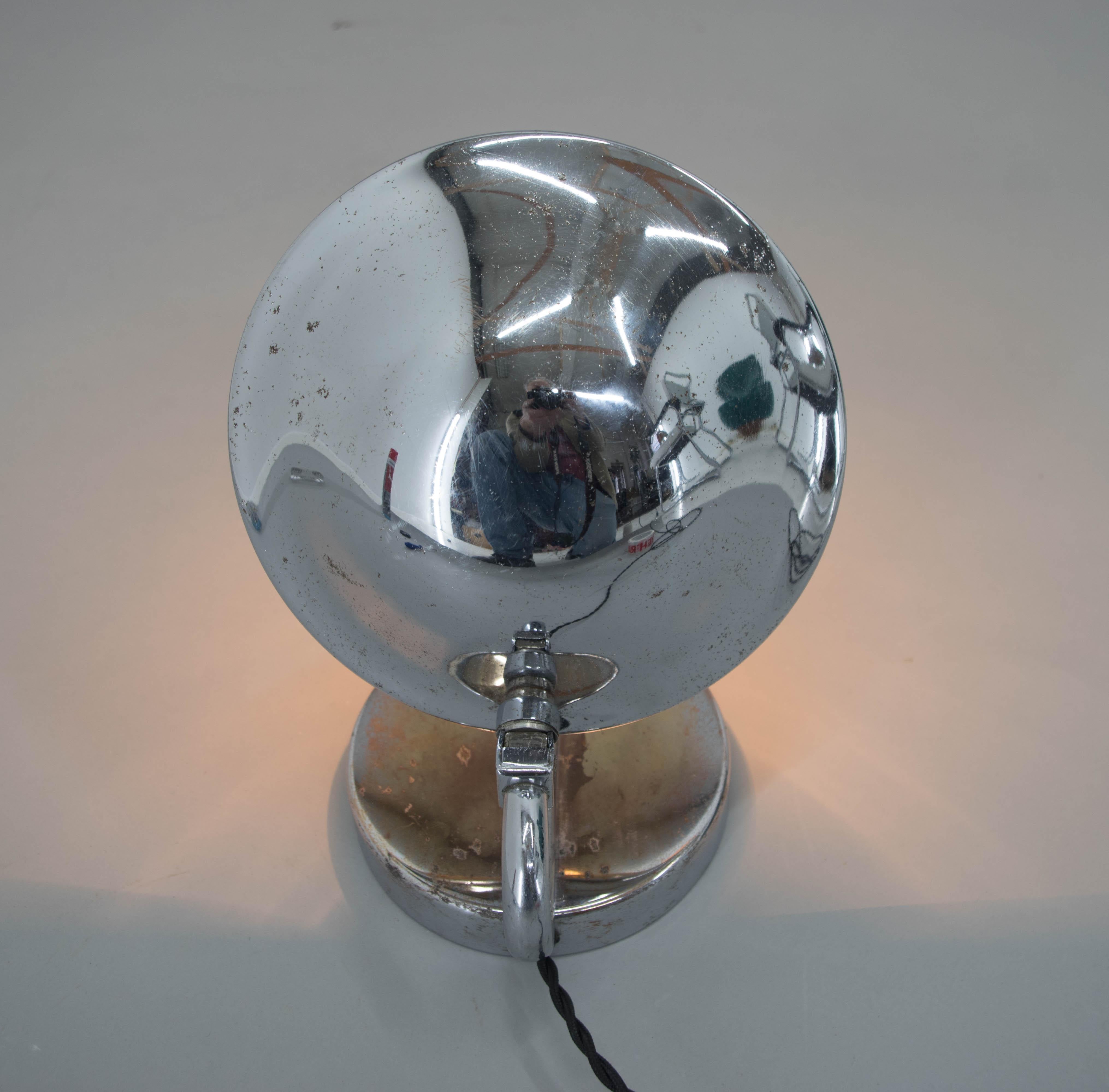 Czech Table/Bedside Lamp by Napako, 1930s For Sale