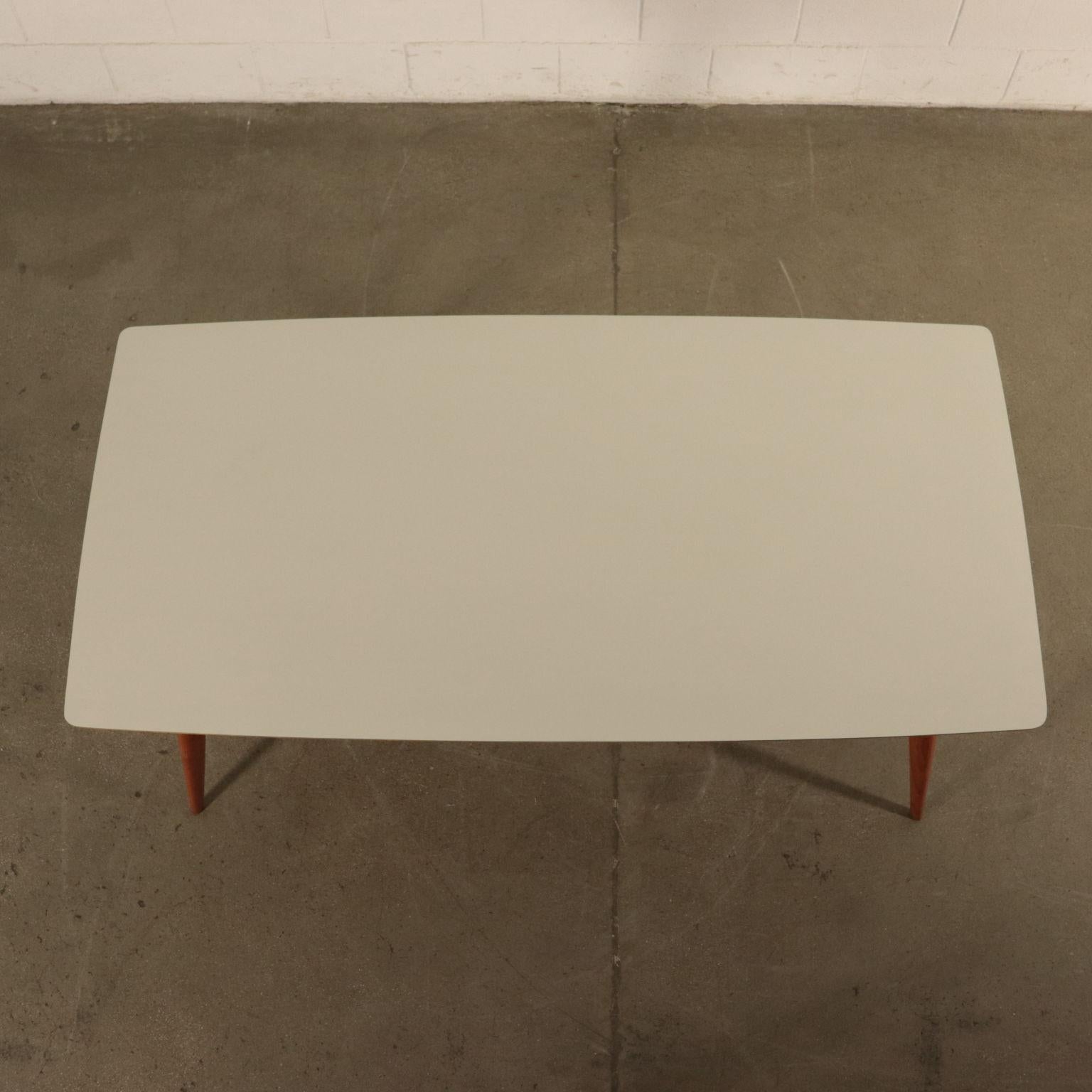 20th Century Table, Beech and Formica, Italy 1950s Italian Production