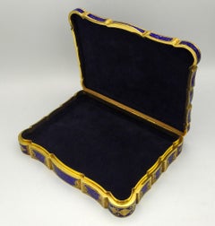 Table Box Enamel Miniature Moscow Kremlin and Red Square Salimbeni