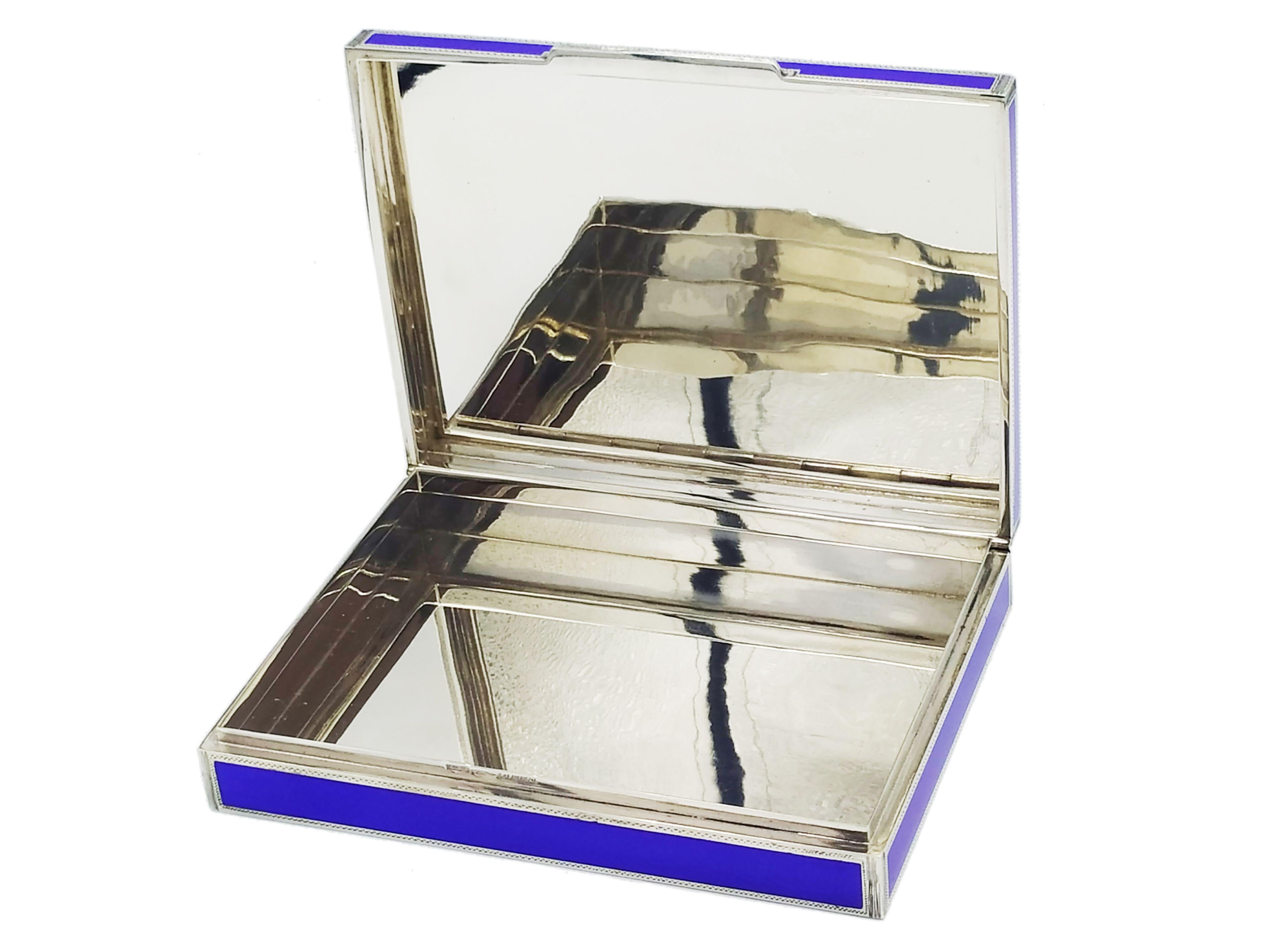 Hand-Carved Table Box Jugendstil with Fired Enamelled Miniatures Salimbeni