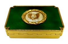 Table Box miniature fire-enameled Aleksej Nikolaevic Romanov Salimbeni.
