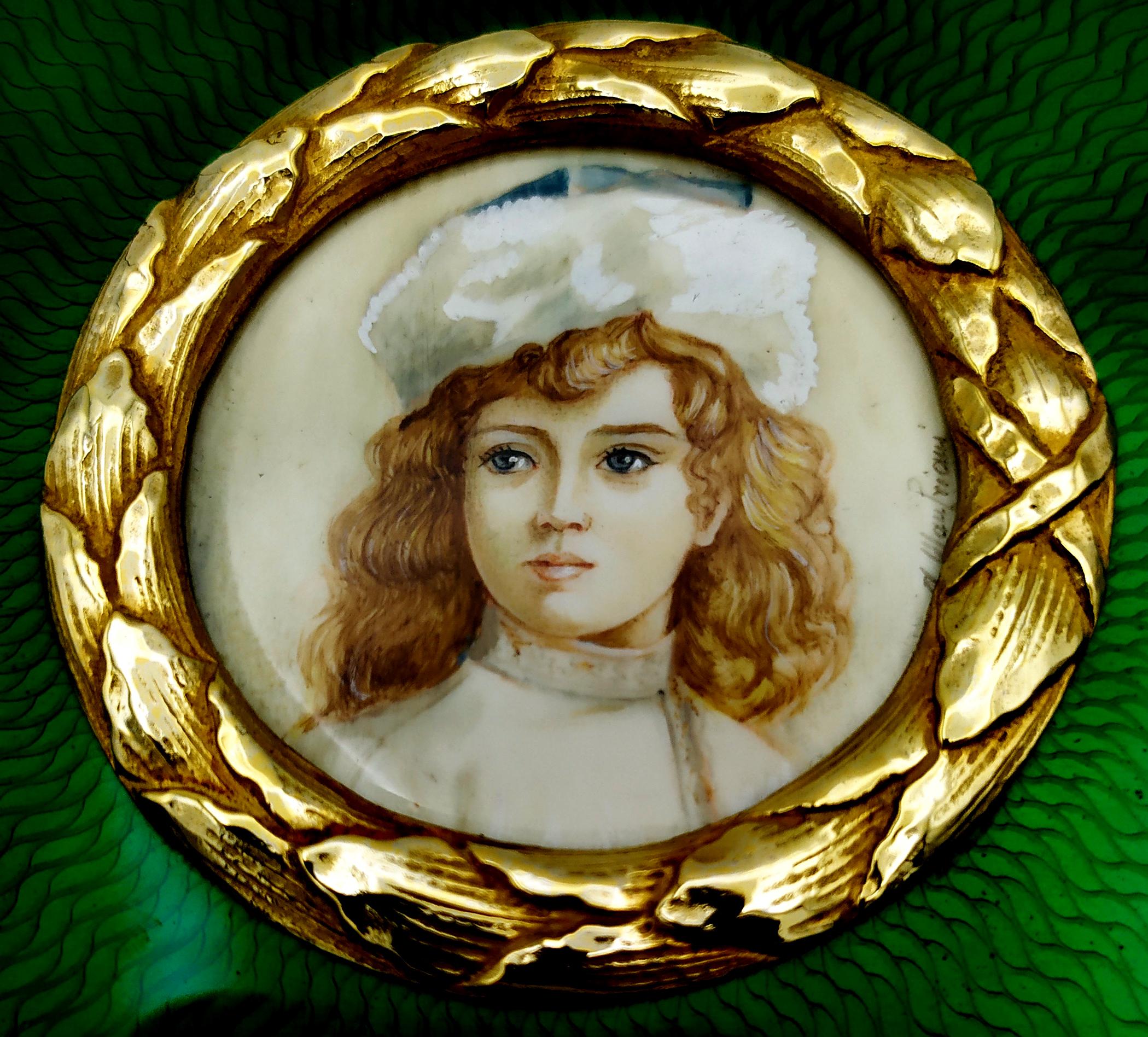 Tabelle Box Miniatur Feuer emailliert Aleksej Nikolaevic Romanov Salimbeni. im Zustand „Hervorragend“ im Angebot in Firenze, FI