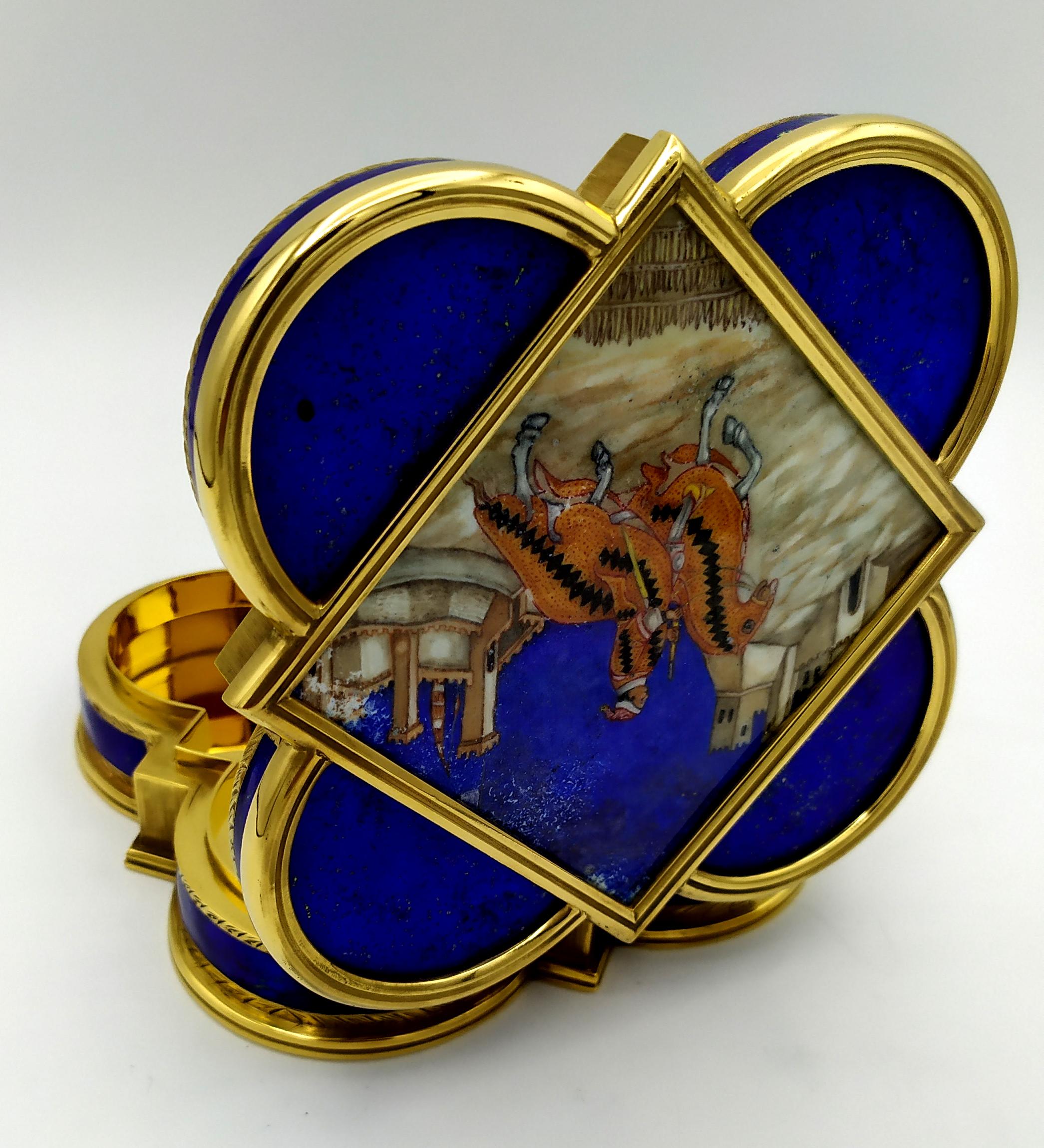 Table Box shaped tiles of the Baptistery of Florence Salimbeni For Sale 4