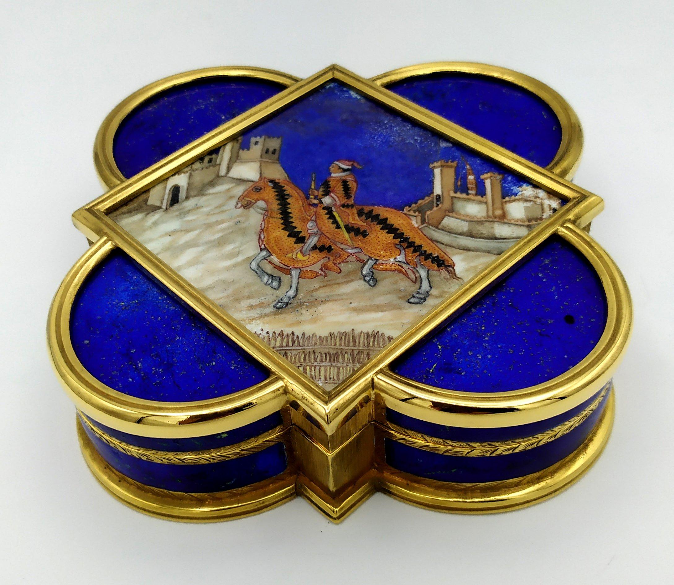 Table Box shaped tiles of the Baptistery of Florence Salimbeni For Sale 6