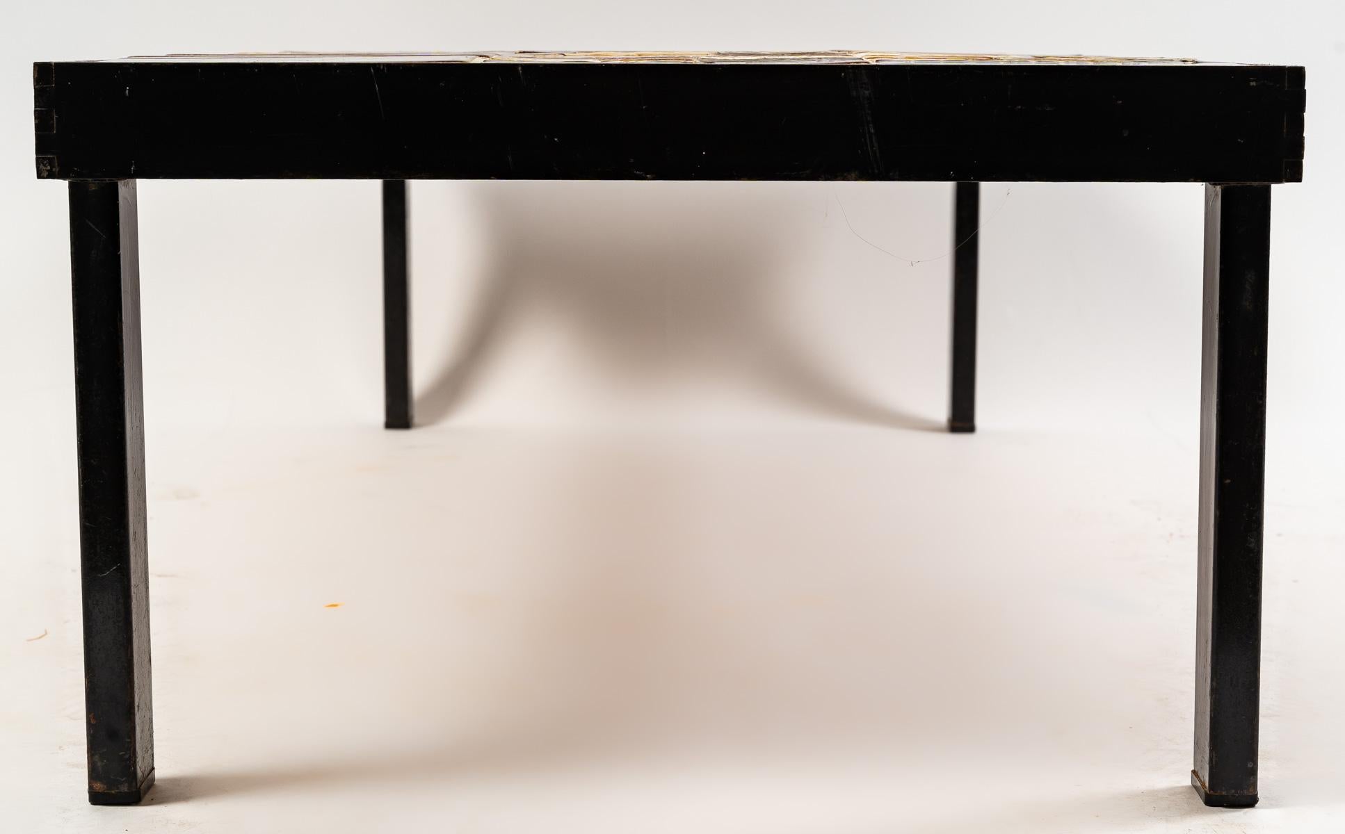 Table by artist Roger Capron, from Vallauris, series 