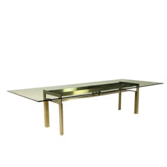 Table by Carlo Scarpa Steel Crystal Vintage, Italy, 1970s-1980s