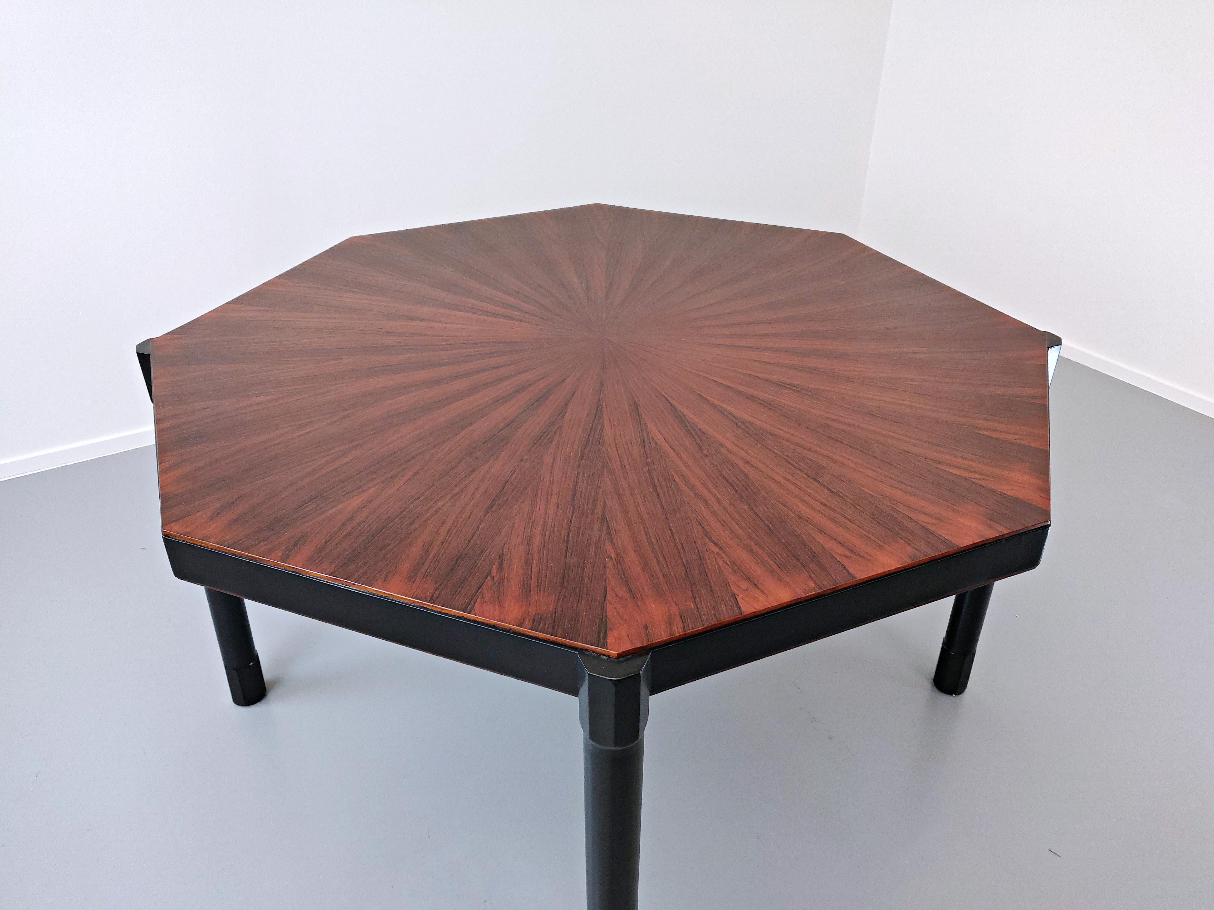 Wood Mid-Century Modern Table by Fratelli Proserpio