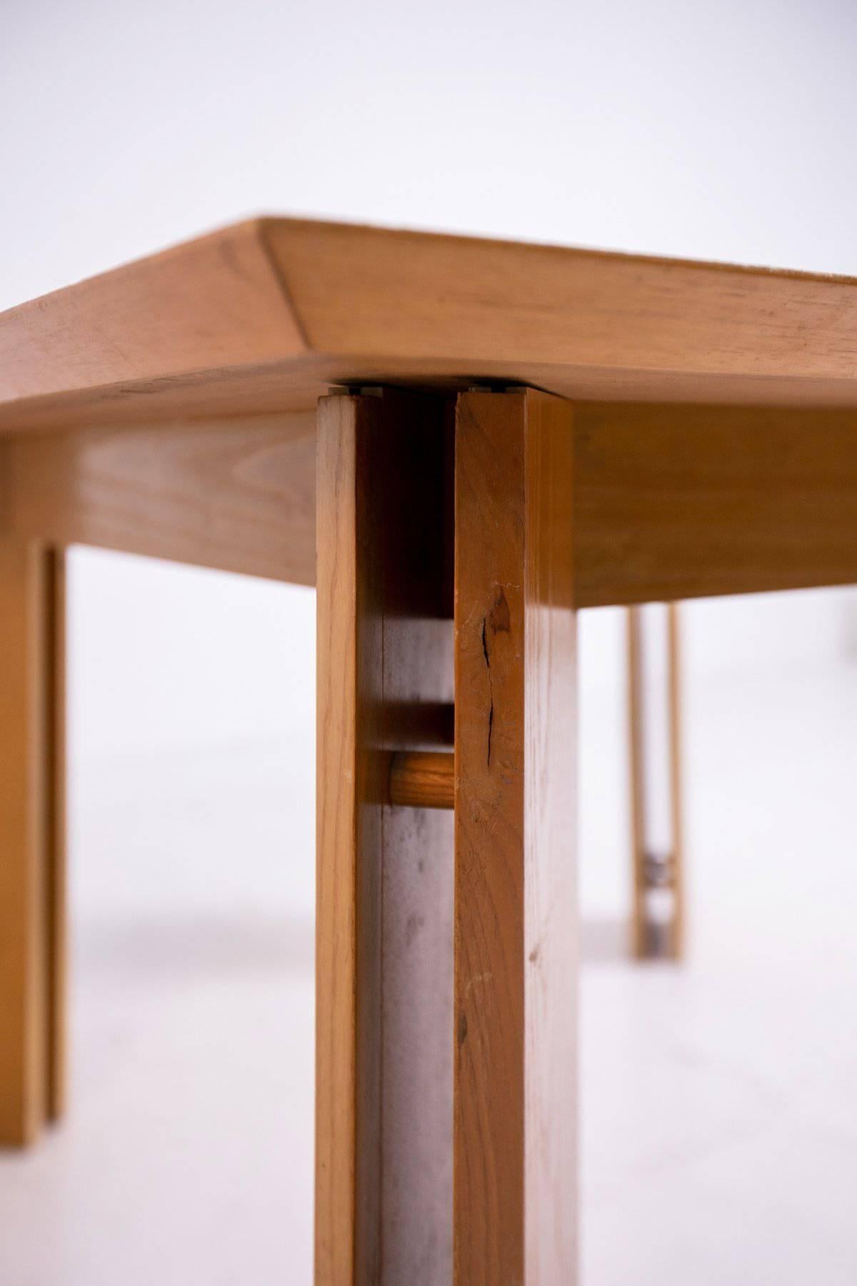 Table by Gigi Sabadin 1960 in Wood 1