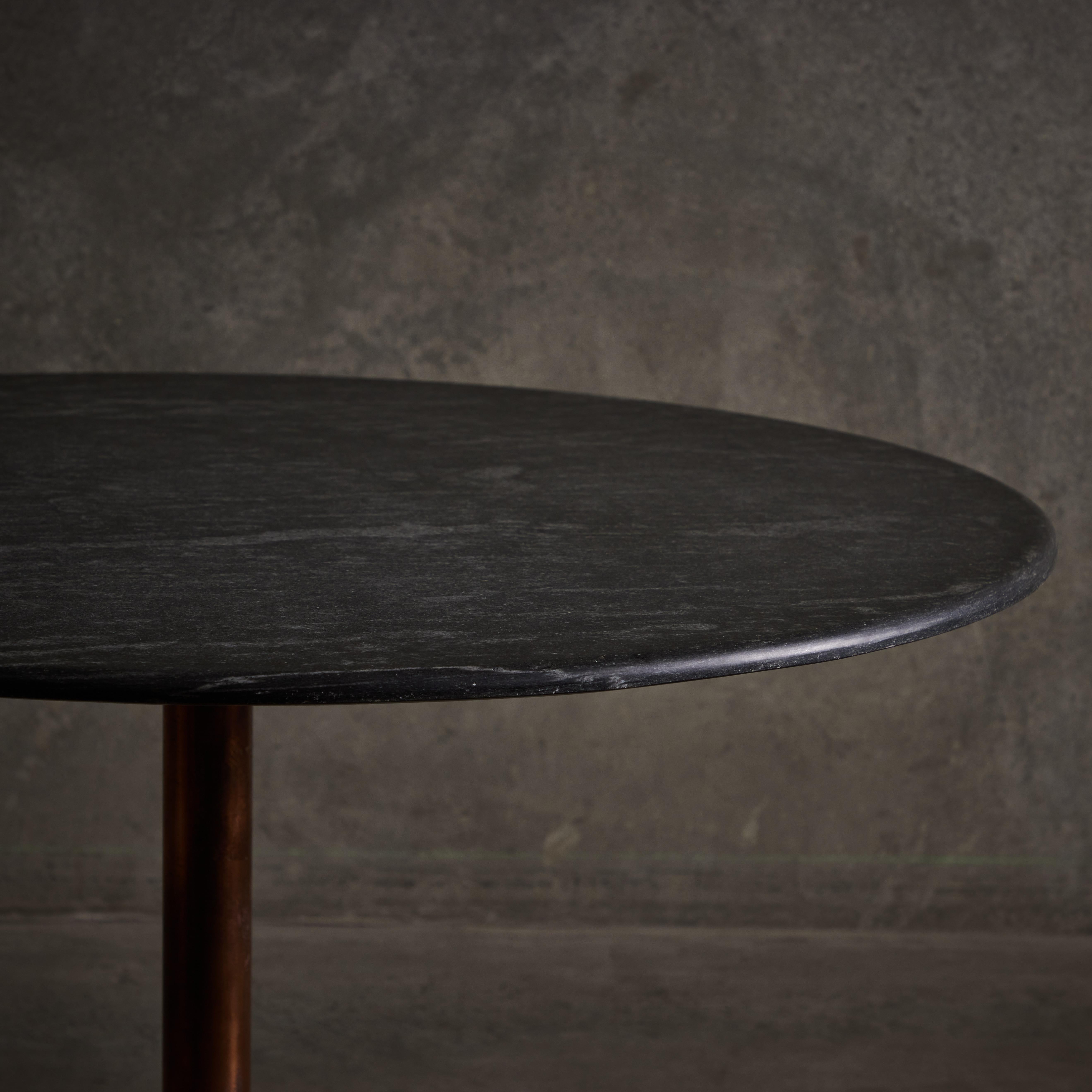 Metal Table by Giulio Lazzotti for Mageia For Sale