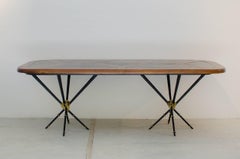 Table by Pierre Lottier Made of Wood and Slate Table, circa 1960, Spain