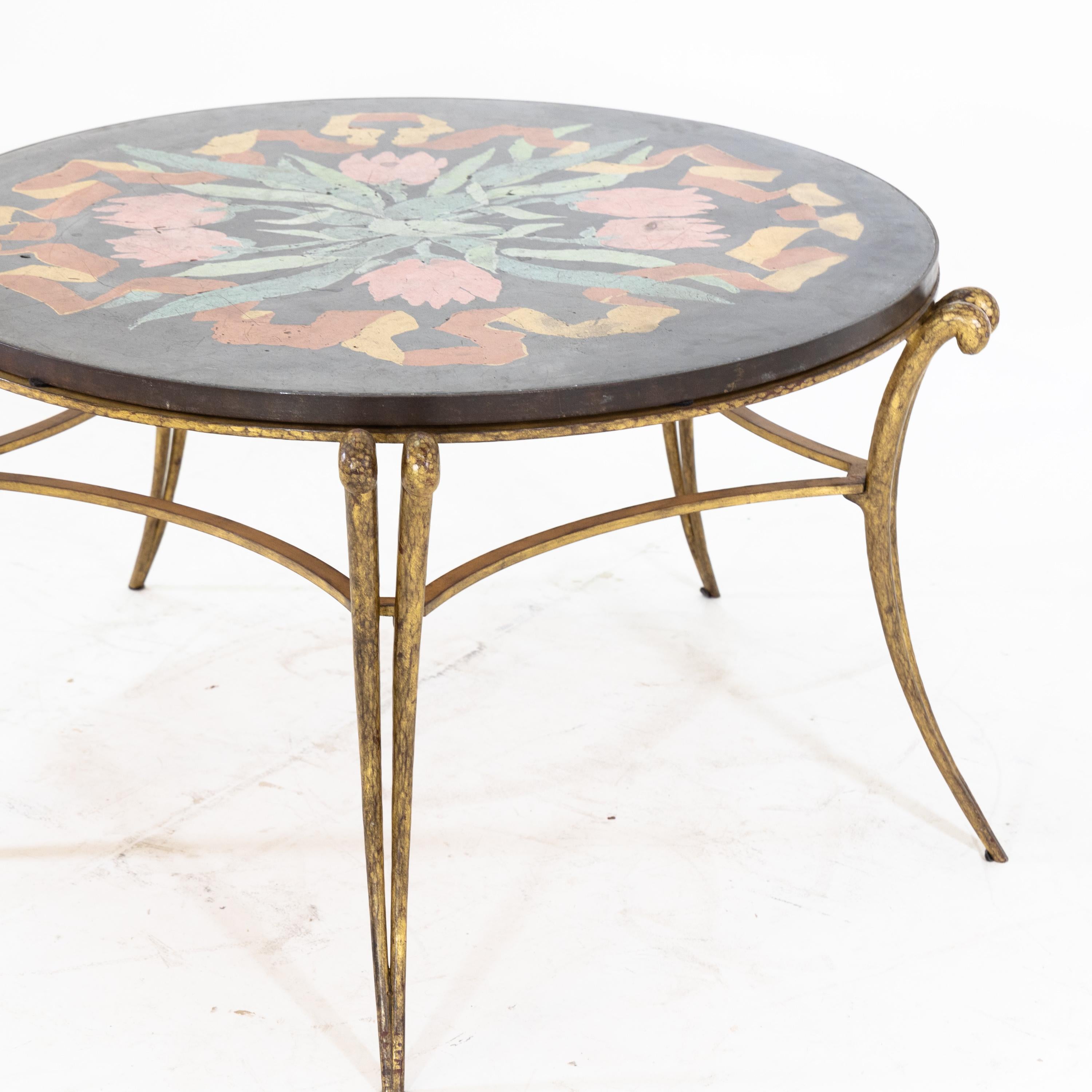 French Table by René Drouet and Ismael De La Serna, France, circa 1938
