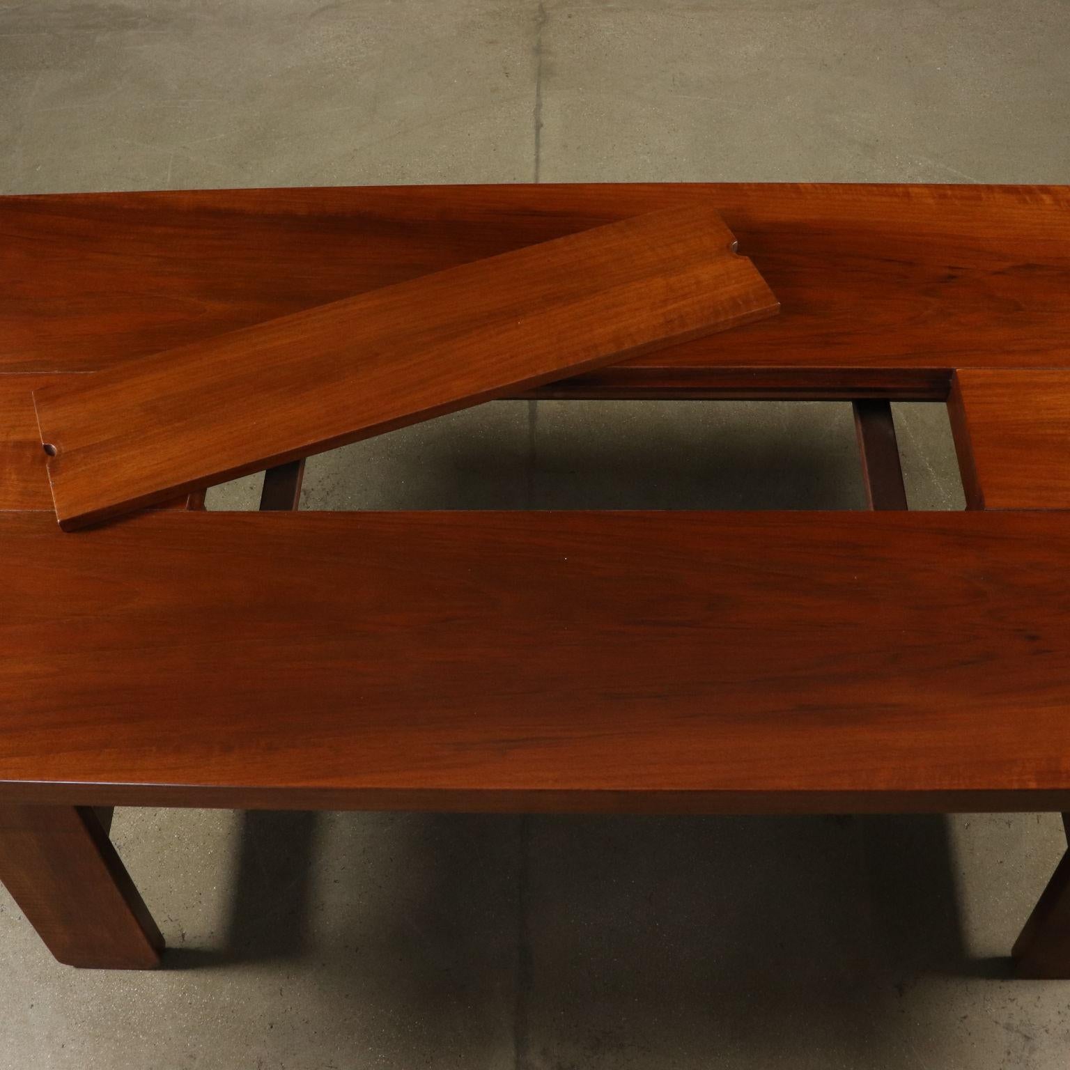 Mid-20th Century Table by Silvio Coppola Solid Wood Vintage Italy, 1960s-1970s