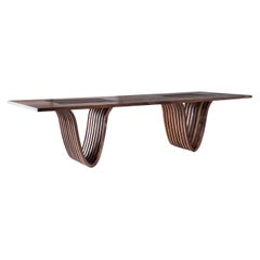 "Dining Table"from the Catenary Collection by Studio Craft Artist Adam Zimmerman