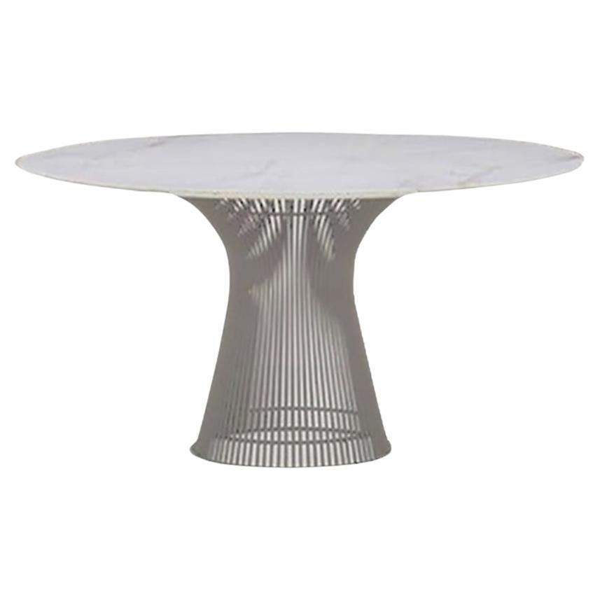 Table à plateau en marbre de Warren Platner