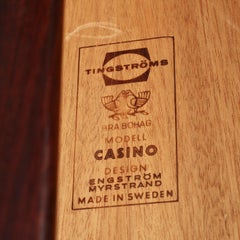 Table "Casino" by Sven Engstrom & Gunnar Myrstrand for Tingstroms, Sweden, 1960