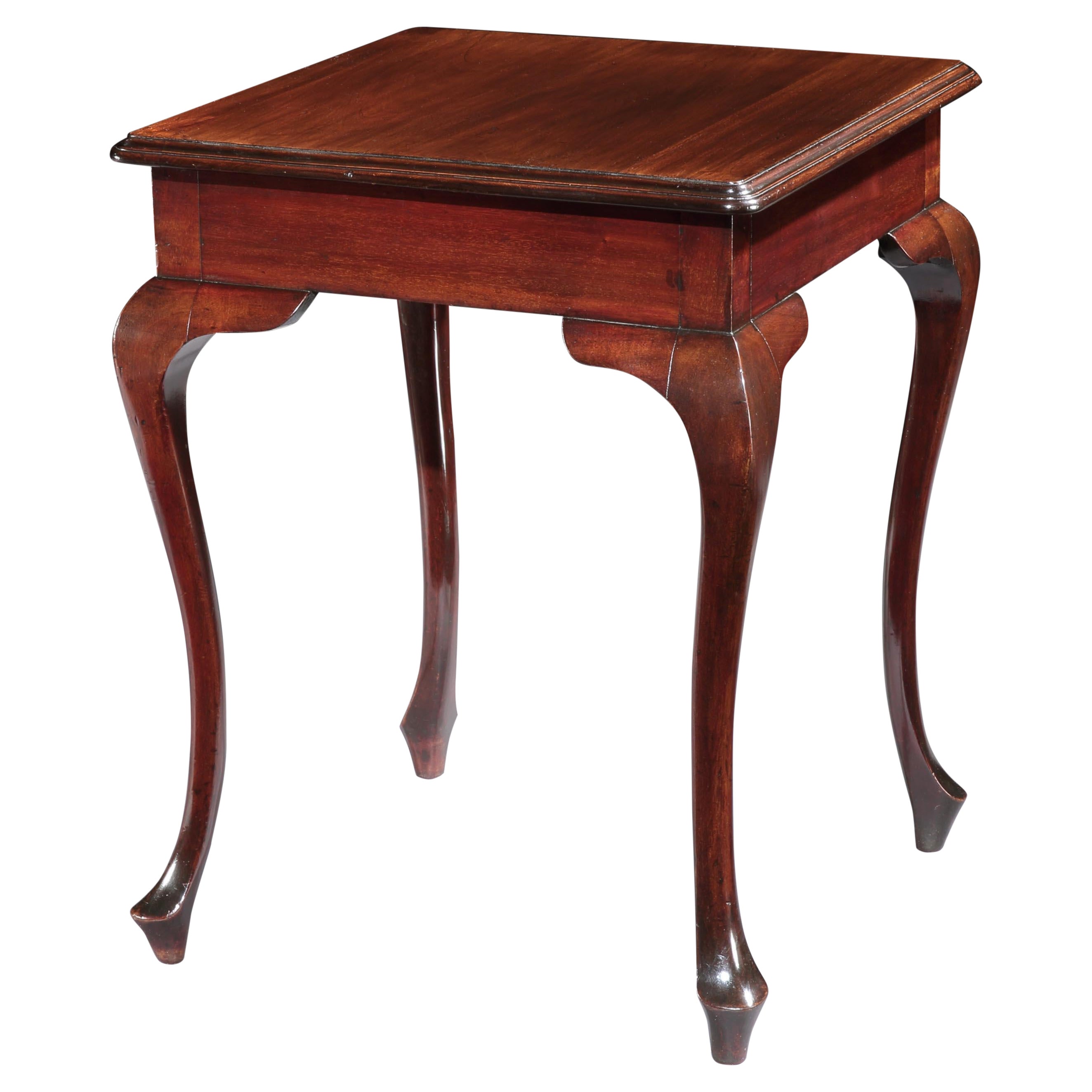 Table Centre Ocassional Sofa Bedside Square Mahogany Cabriole Art Deco Pad