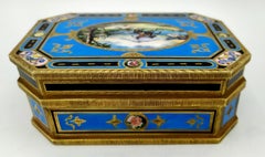 Boîtier à cigarettes miniatures et inserts de paillons d'or Salimbeni