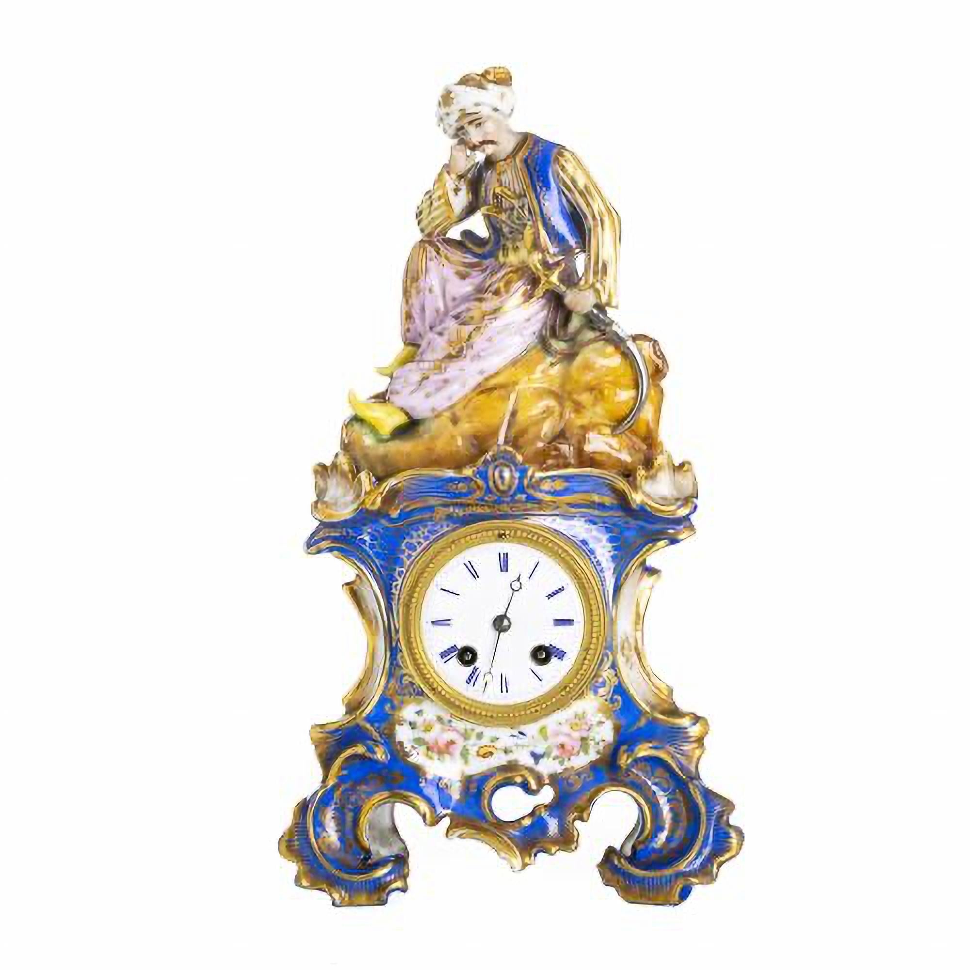 TABLE CLOCK „ARAB WARRIOR“ 19. Jahrhundert ex Christie's (Französisch) im Angebot
