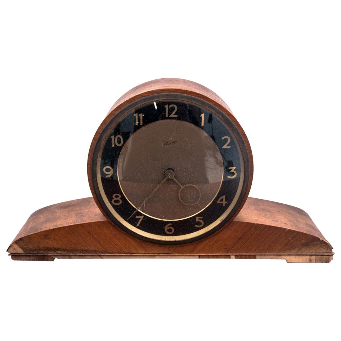 Table Clock by Telavox, Denmark, 1950s
