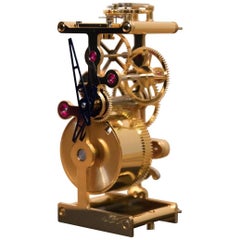 Table Clock Diaphane by Matthew Norman