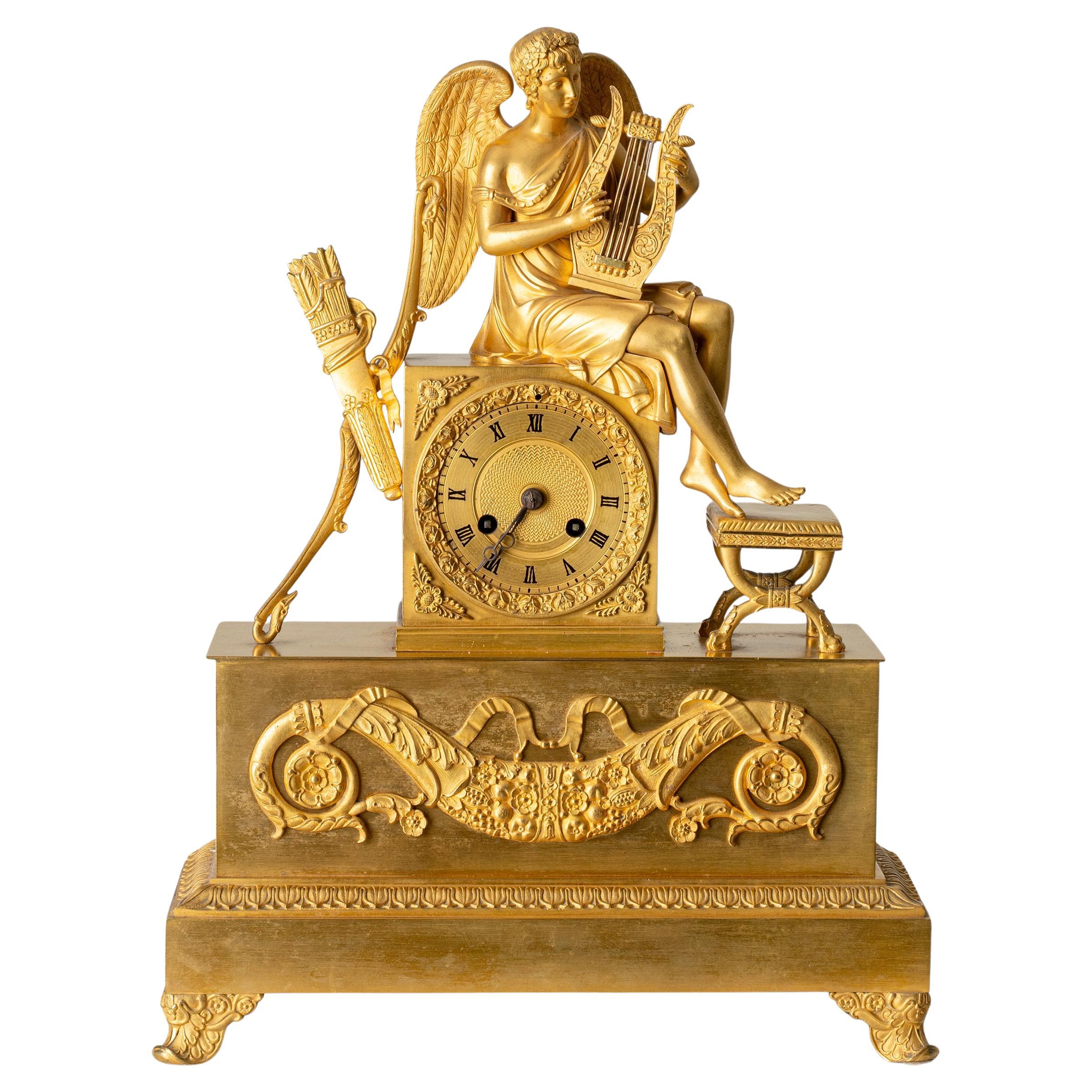 Horloge de table d'époque Empire France en vente