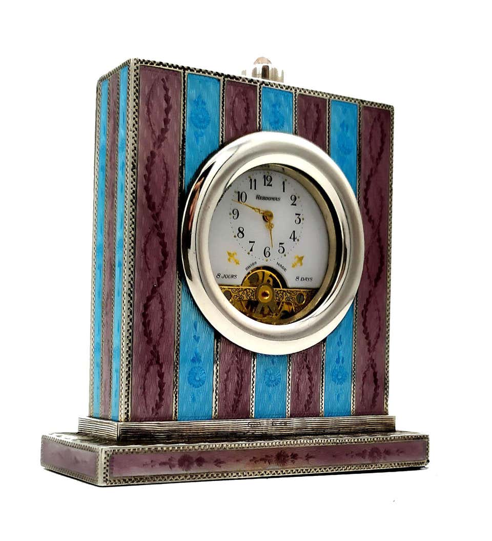 Blue Table Clocks - 270 For Sale on 1stDibs