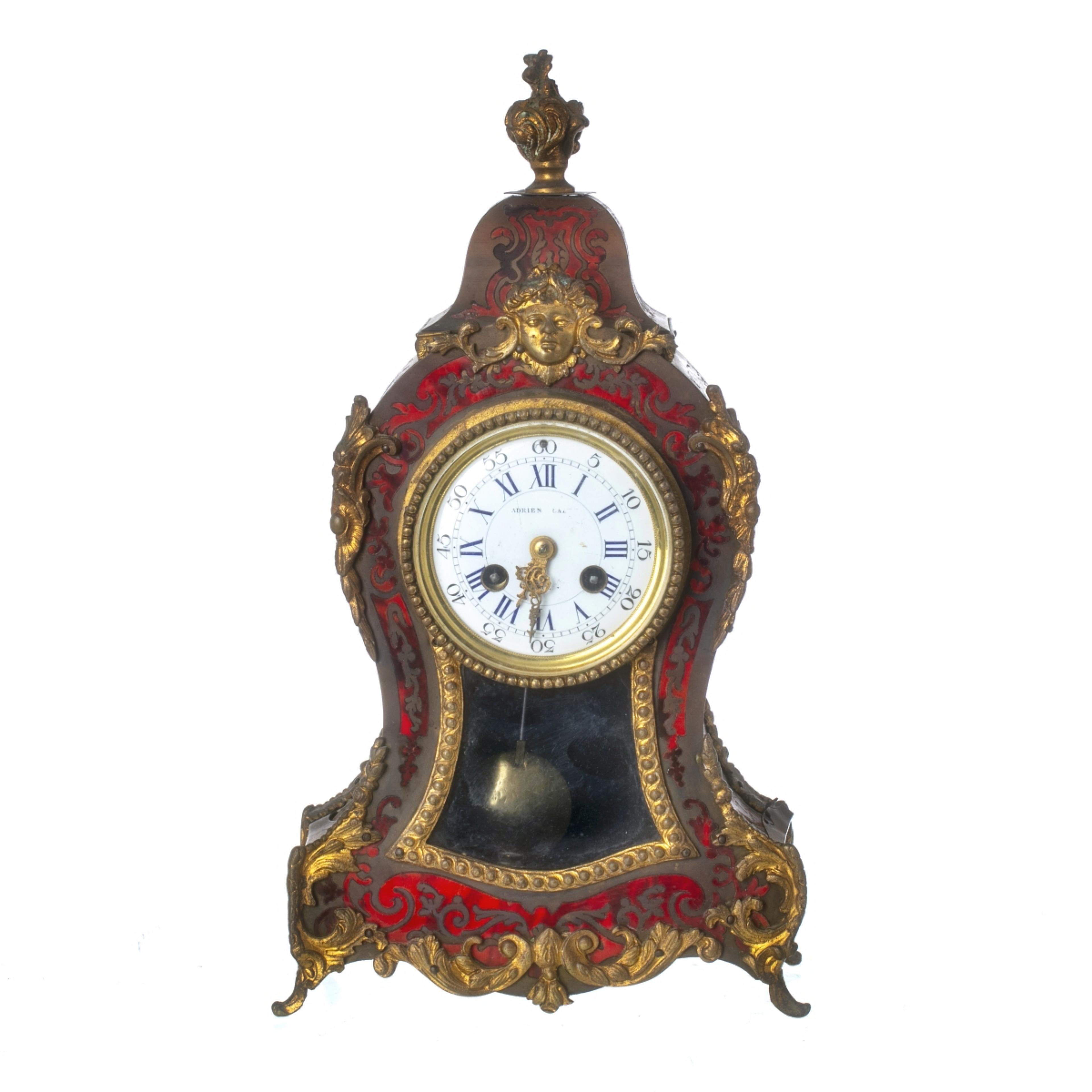 TABLE CLOCK  French, circa 1740 Napoleon III In Good Condition For Sale In Madrid, ES
