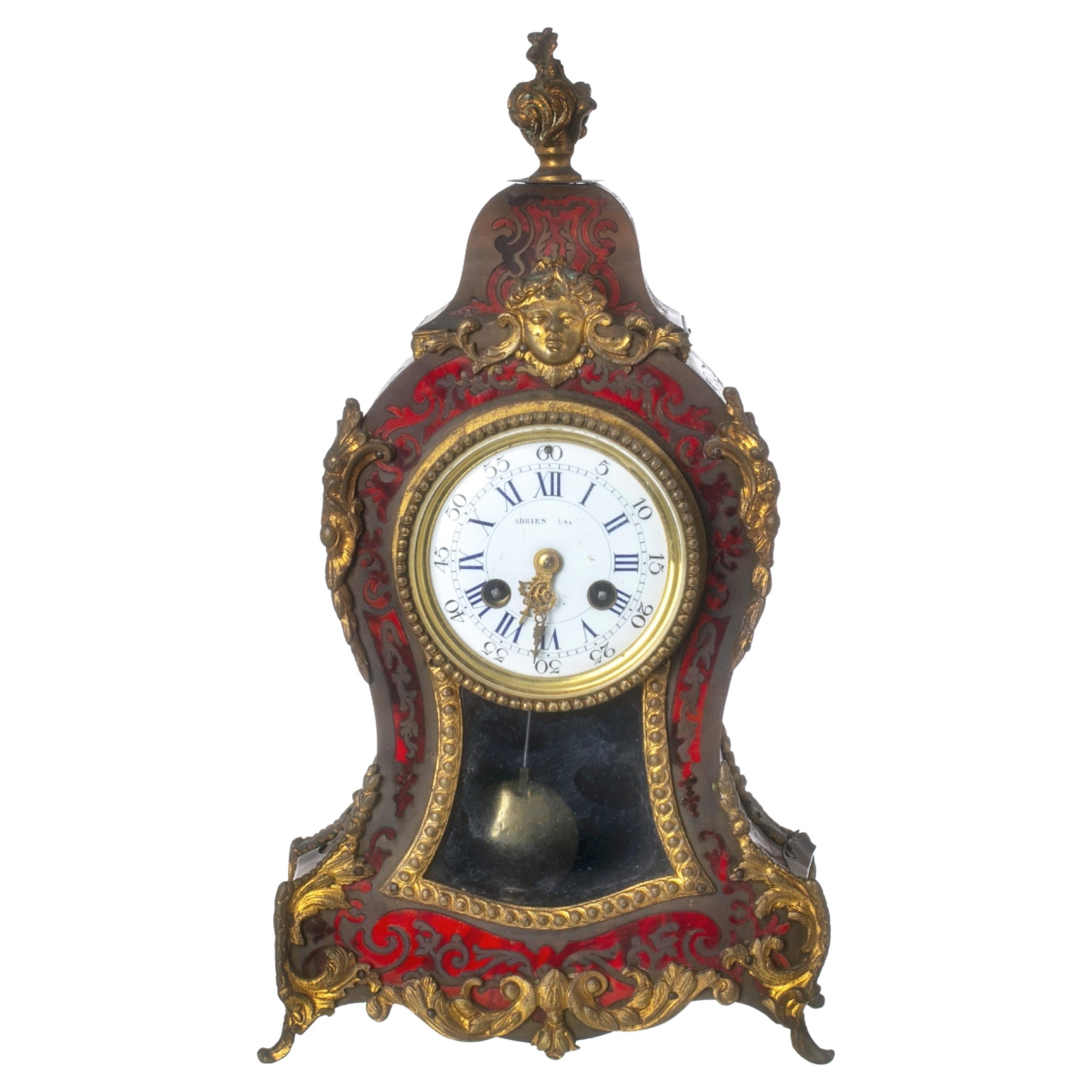 TABLE CLOCK  French, circa 1740 Napoleon III For Sale