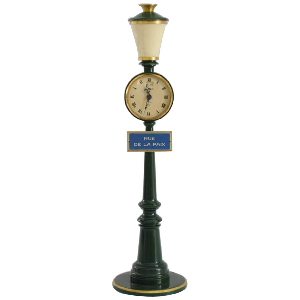 Table Clock Jaeger Lantern Rue De La Paix