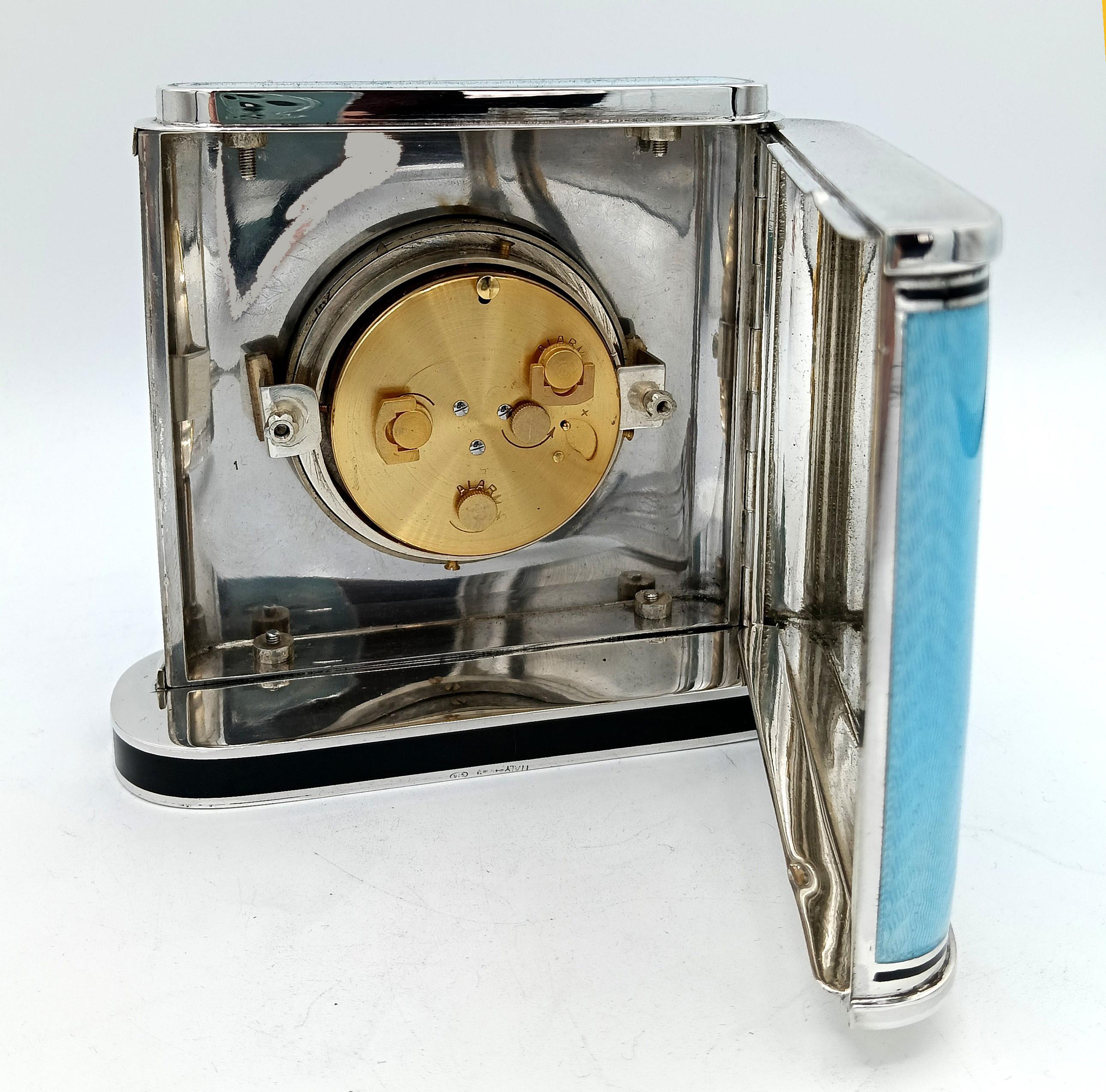 Table clock Opening lost hinge Swiss clock 8-day Salimbeni For Sale 7