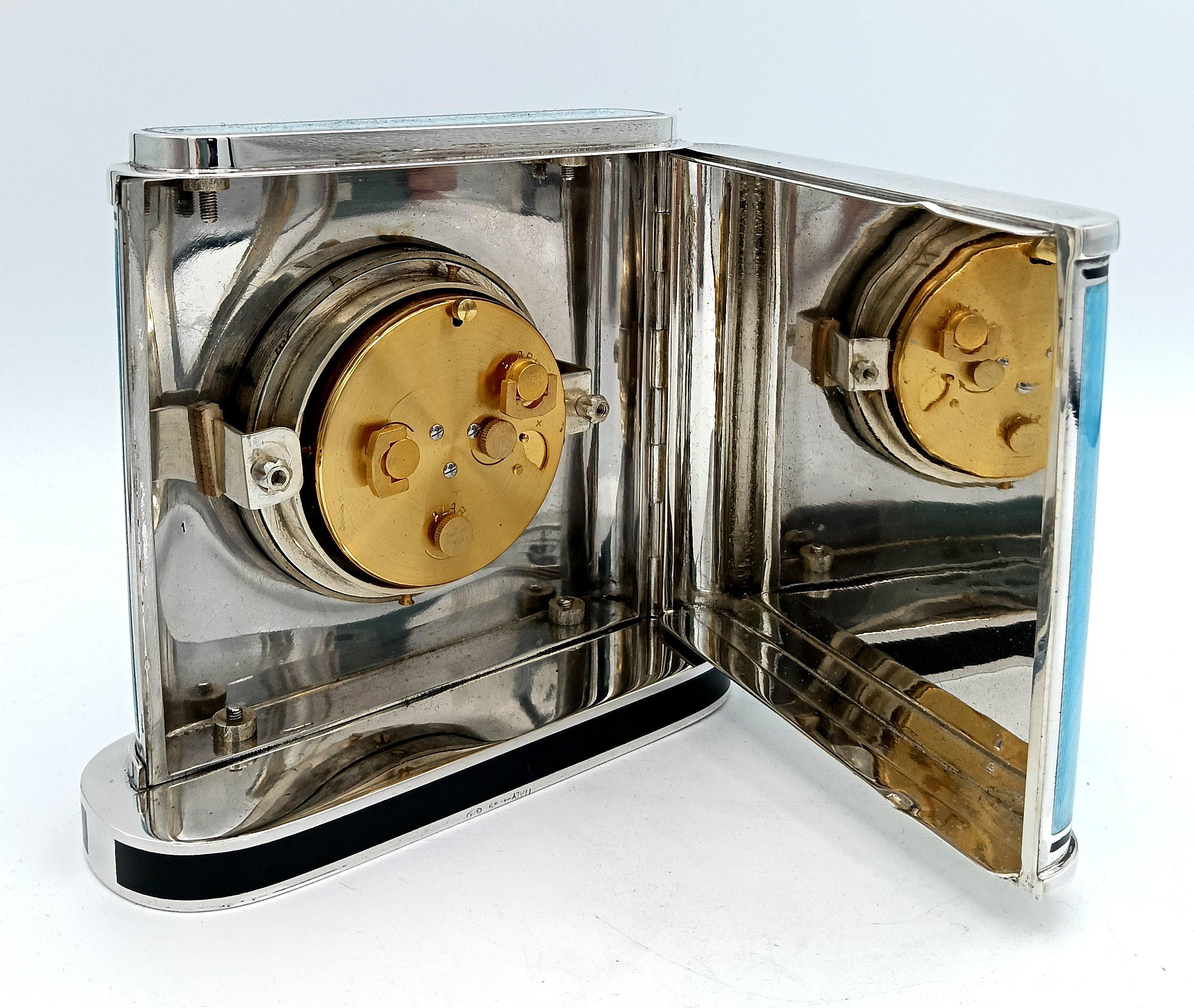 Table clock Opening lost hinge Swiss clock 8-day Salimbeni For Sale 8
