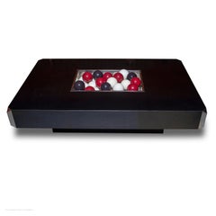 Table Coffee Sofa Willy Rizzo Alveo Black Chrome 1972 Vintage Mario Sabot, Italy