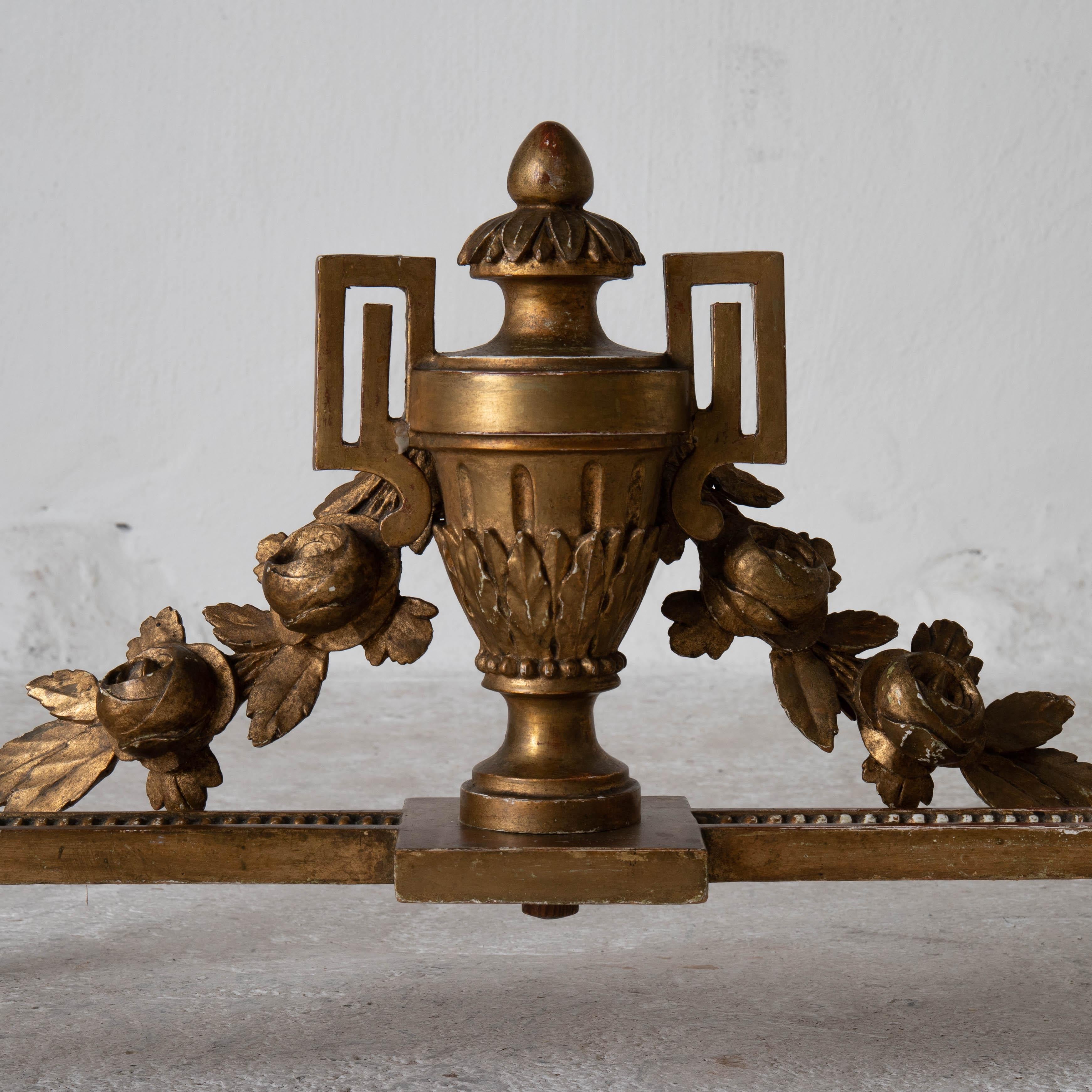 Table console rare, dorée de qualité, suédoise Early Gustavien, XVIIIe siècle, Suède en vente 2