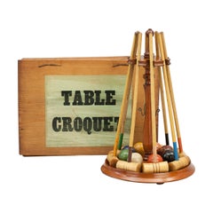 Used Table Croquet Set