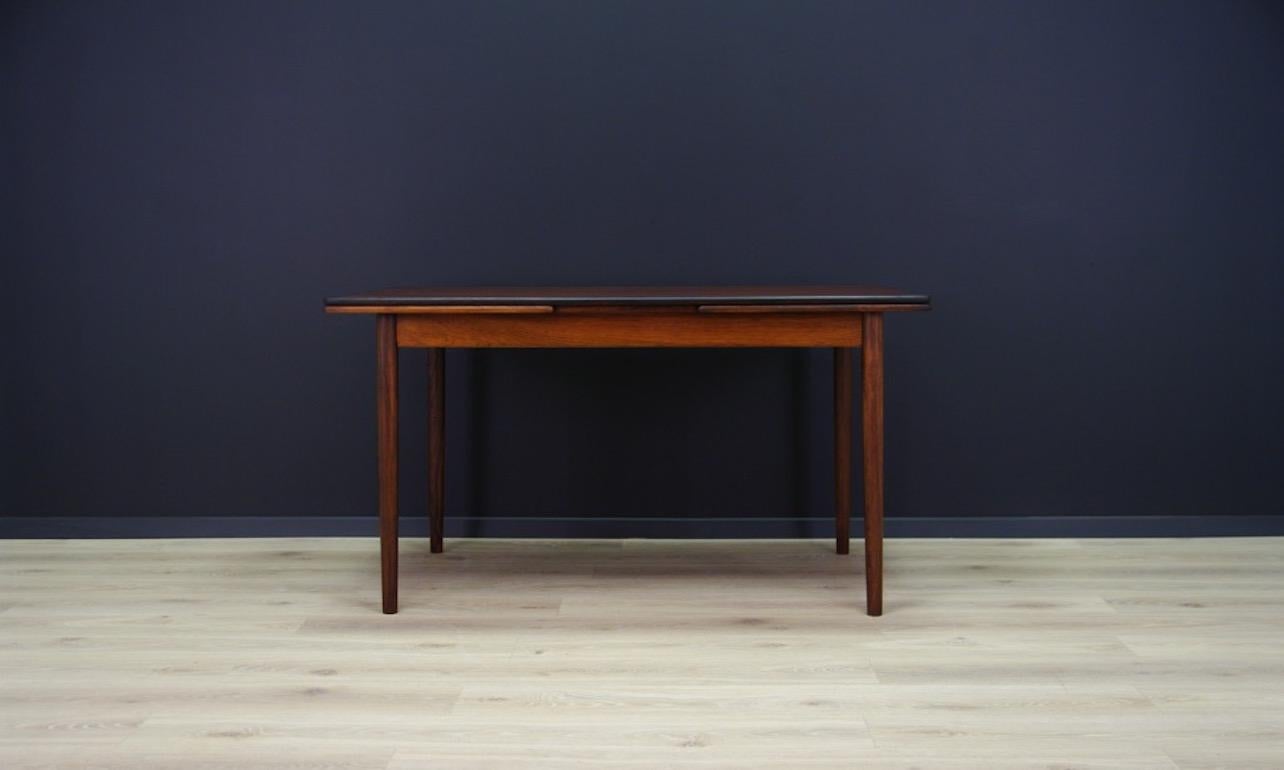 Scandinavian Table Danish Design Retro 1960-1970 Rosewood Vintage