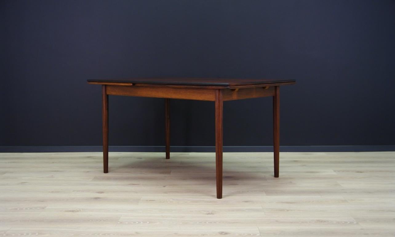 Veneer Table Danish Design Retro 1960-1970 Rosewood Vintage