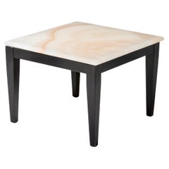 Vintage apoint table in onyx