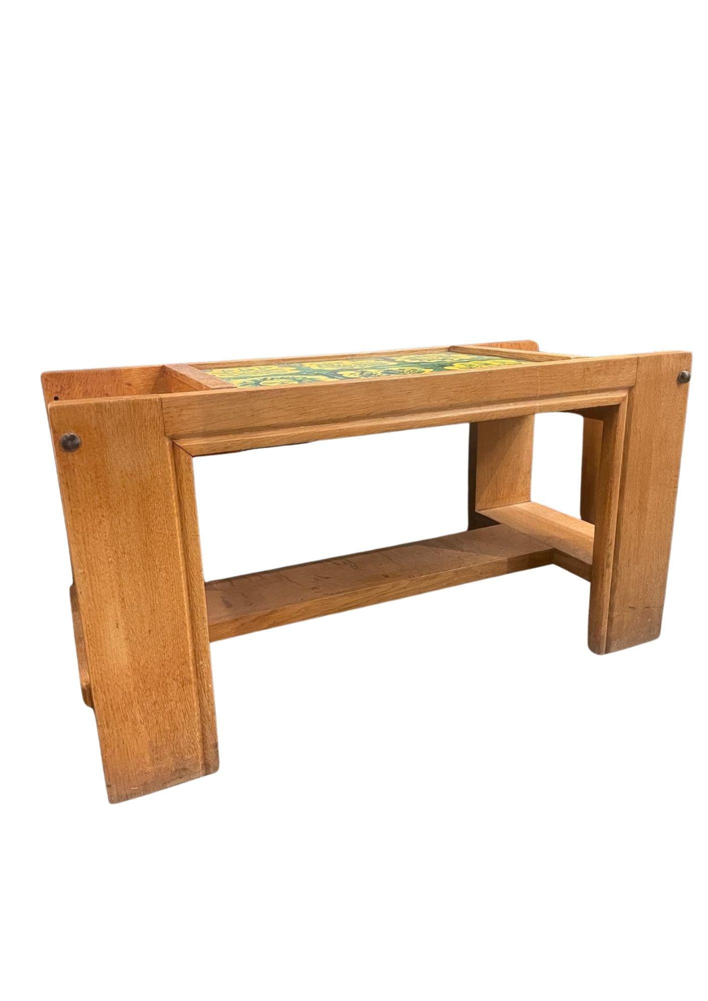Side table by French designers Robert Guillerme & Jacques Chambron for Votre Maison