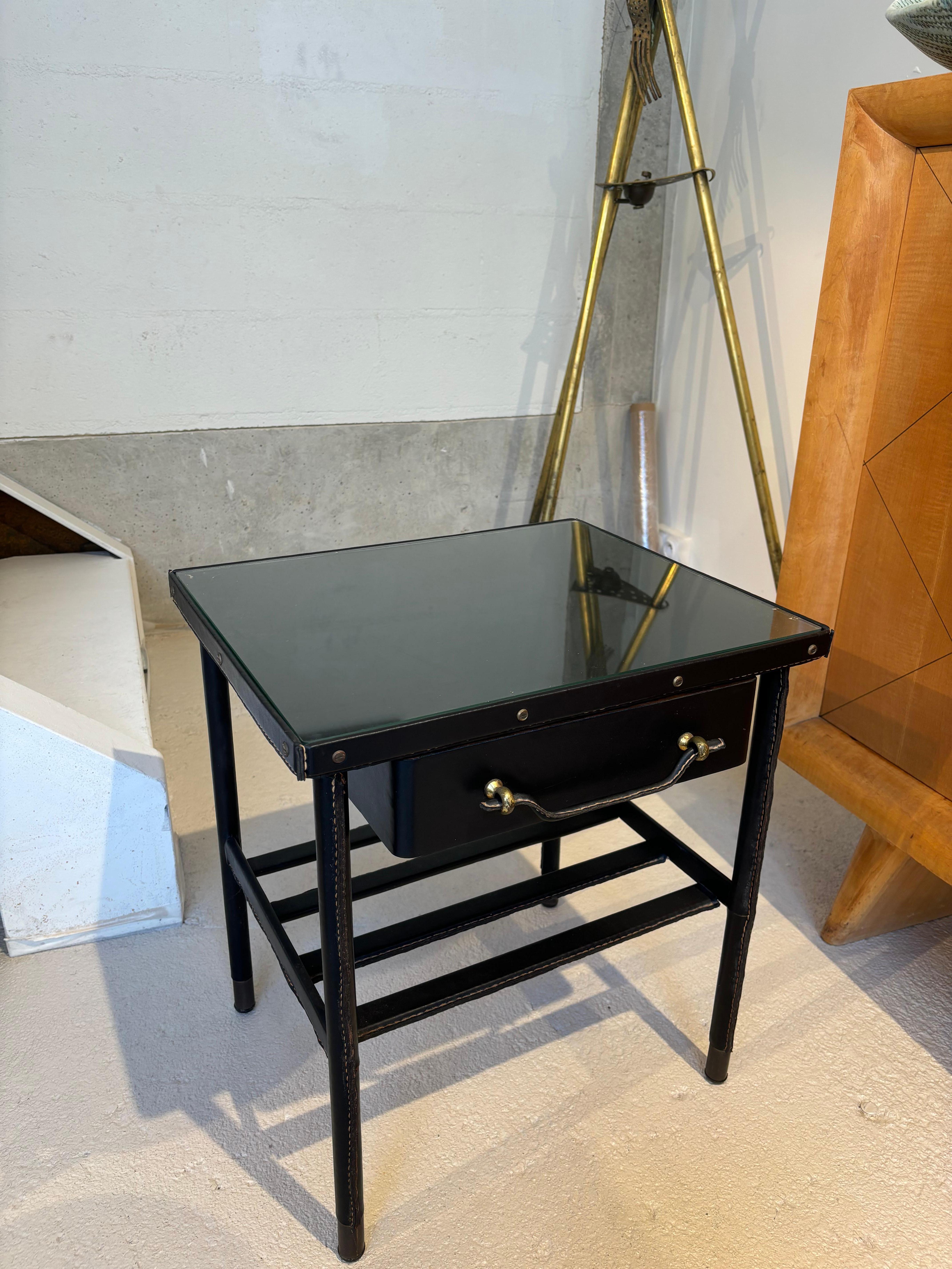 Table d’appoint par Jacques Adnet For Sale 3