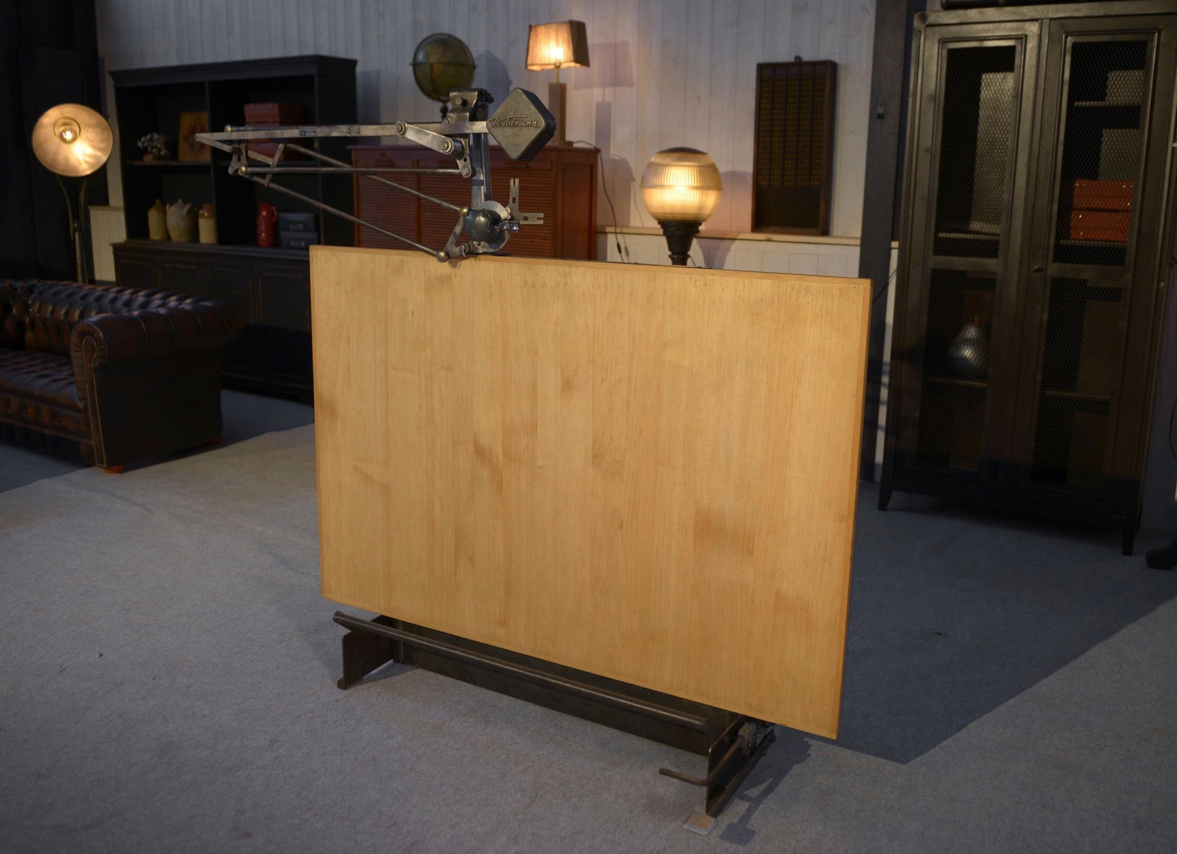 Table d'architecte Unic Paris par Lucien Sautereau 1950's en vente 6