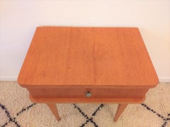 Table de chevet vintage en bois