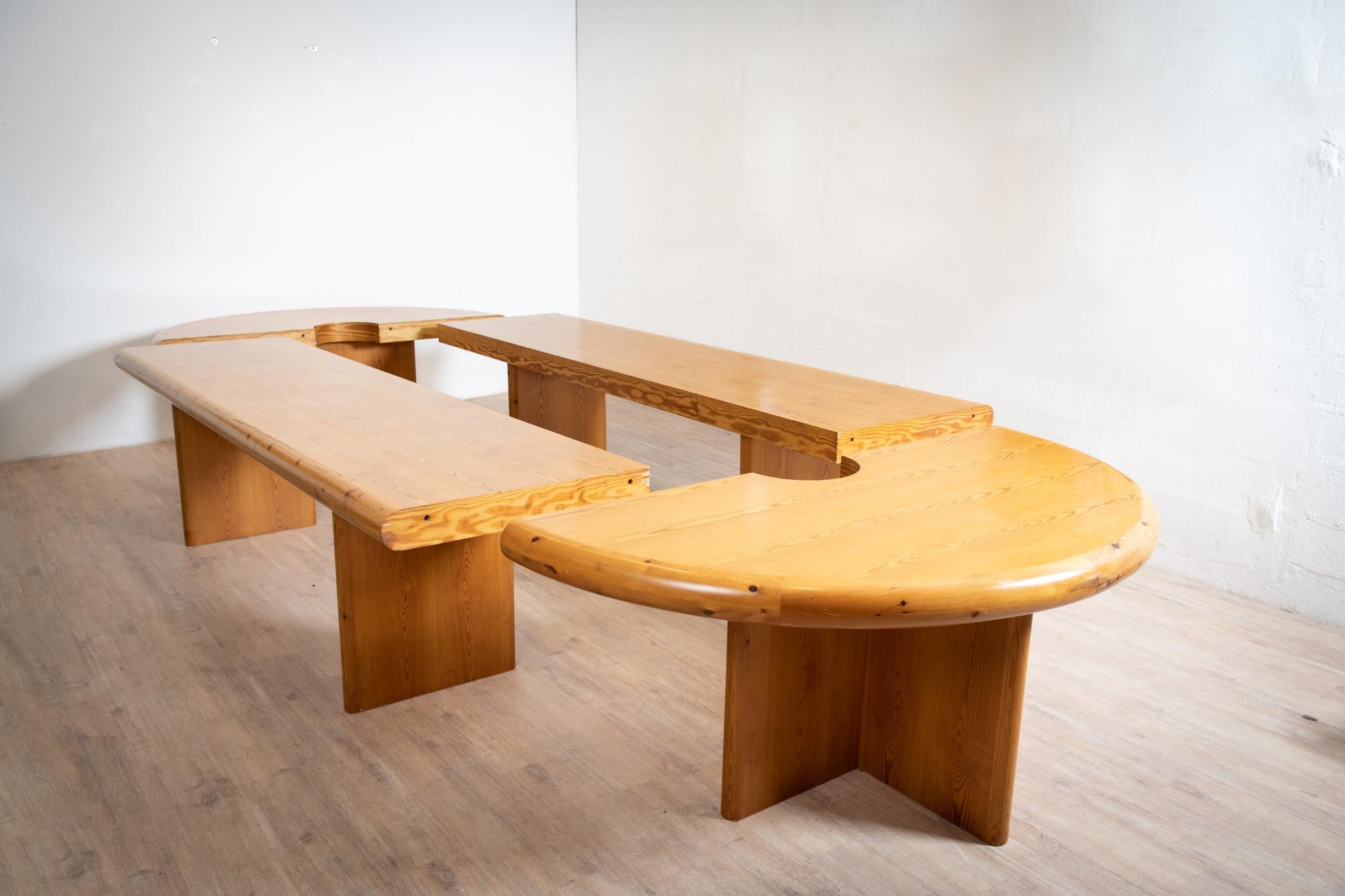 Konferenztafel von Rainer Daumiller für Hirtshals Savværk Møbler, 1980 im Angebot 5