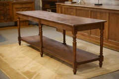 Table de drapier en chêne 1920's