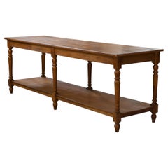 Table de drapier en chêne 1920's