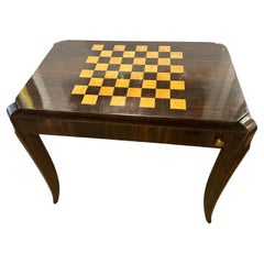 Table de Jeu d
époque Art-Déco en macassar