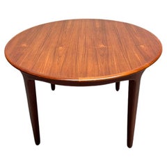 Table de salle à manger Henning Kjaernulf vintage 1960 danoise