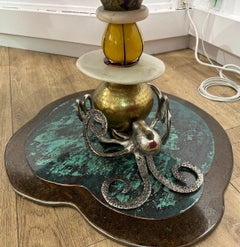 Table de salon "La Précieuse" - Plateau tournant - Pièce unique