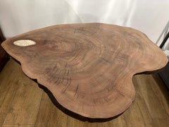 Table de salon "Récif" - Plateau tournant - Pièce unique