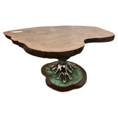 Table de salon "Récif" - Plateau tournant - Pièce unique